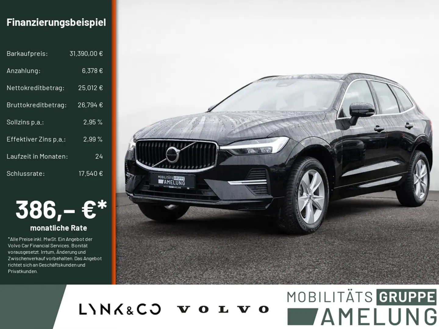 Volvo XC60 B4 Core KLIMA PDC KAMERA NAVI LED Schwarz - 1
