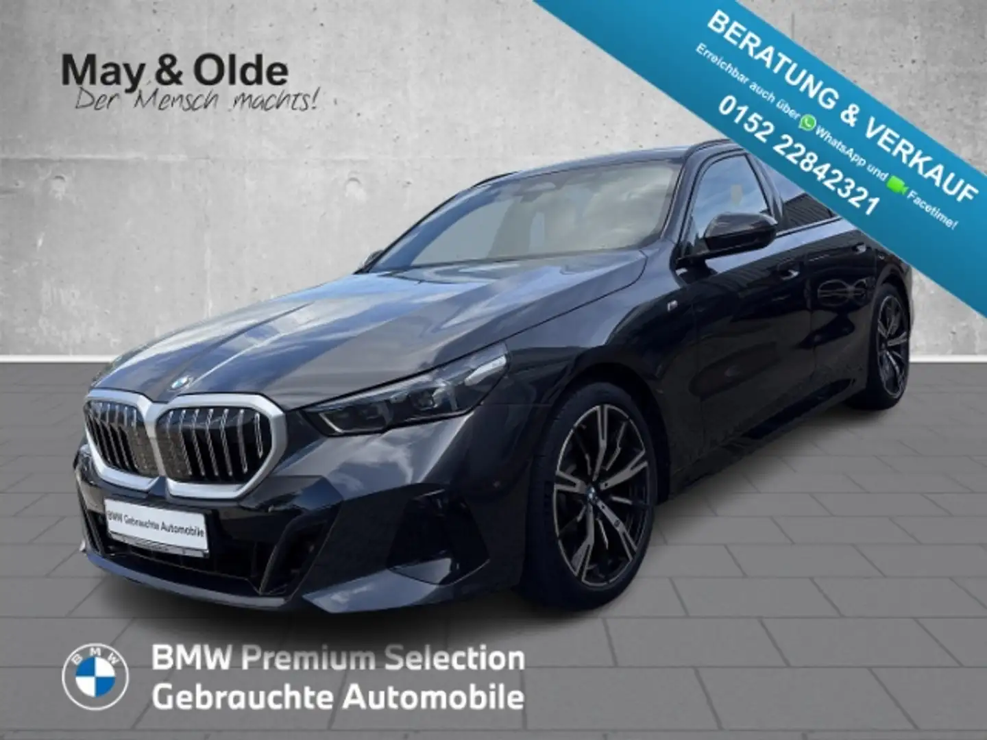 BMW 520 I M Sport AHK SHZ RFK LED ACC H&K Navi Digitales C Grau - 1