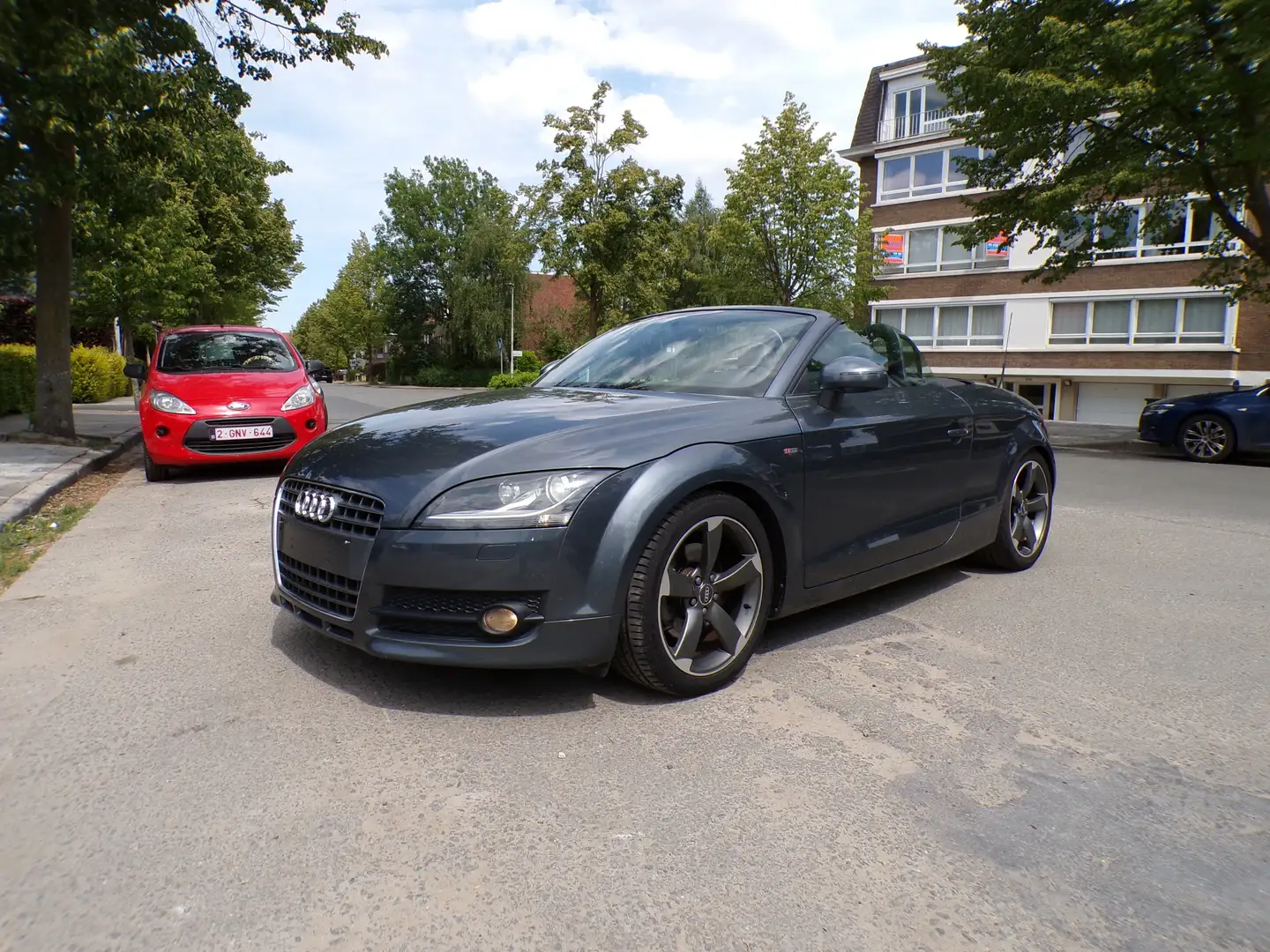 Audi TT Cabrio 2.0 TFSI S line Gris - 1