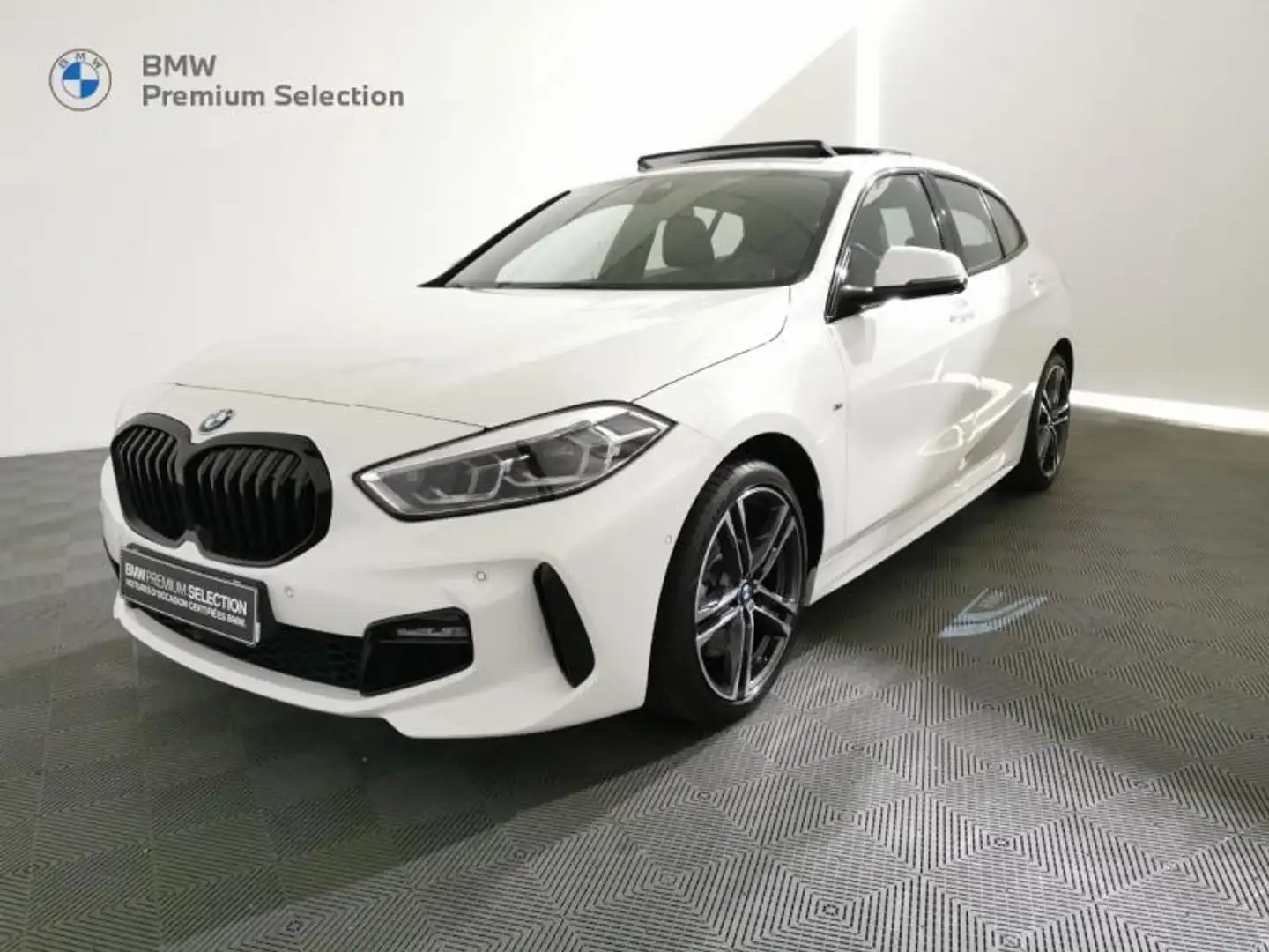 BMW 120 120iA 178ch M Sport DKG7 9cv Blanc - 1