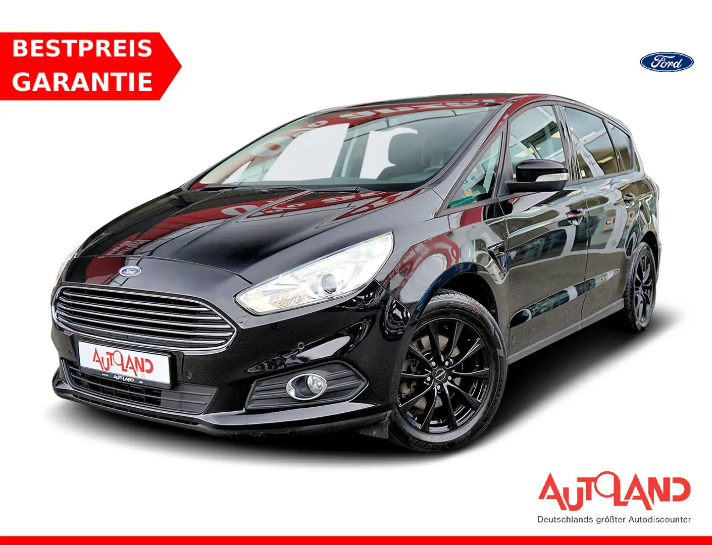 Ford S-Max 1.5 EcoBoost Titanium Navi Sitzheizung AHK Noir - 1