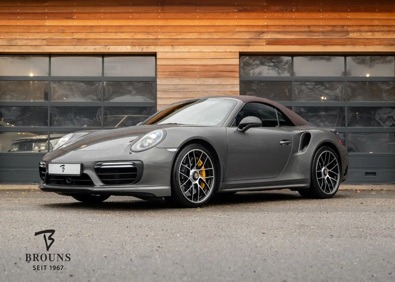 Porsche 991 .2 Turbo S Cabriolet 580PS   | Manufaktur | Gris - 1