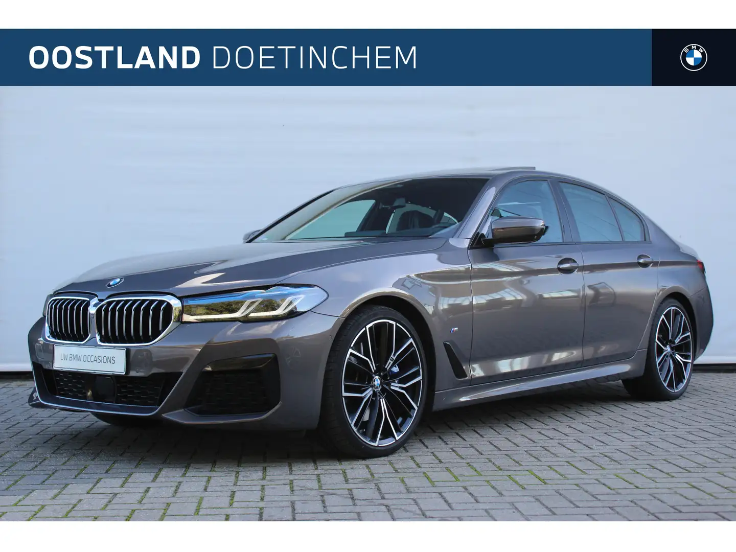 BMW 530 5 Serie 530i High Executive M Sport Automaat / Sch Gris - 1