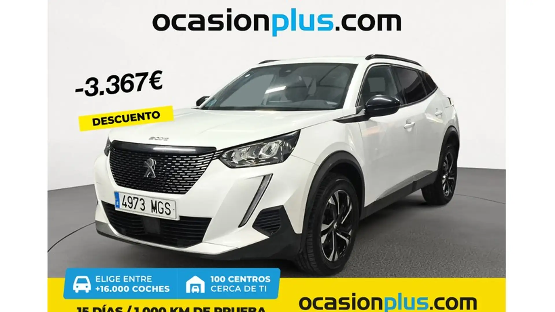 Peugeot 2008 1.2 PureTech S&S Allure Pack 130 Weiß - 1