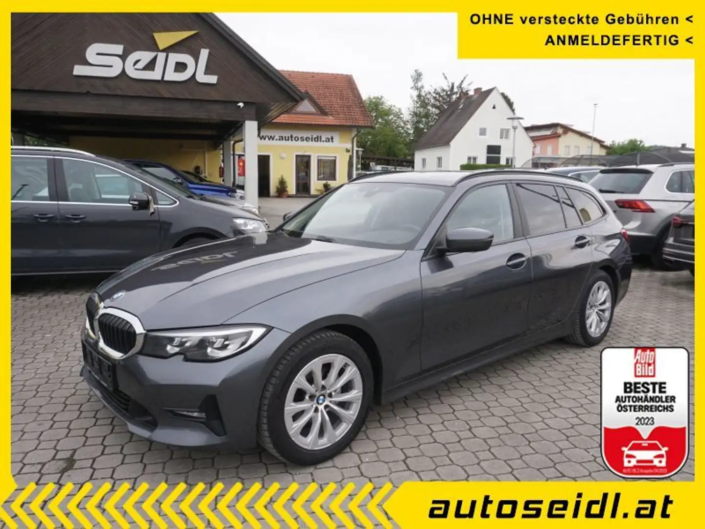 BMW 320 d xDrive Touring Aut. *LED+NAVI* Grau - 1