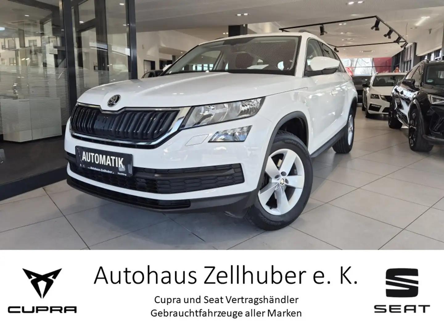 Skoda Kodiaq 1.5 TSI DSG *AHK*El. Heck*Smart-Link* Weiß - 1