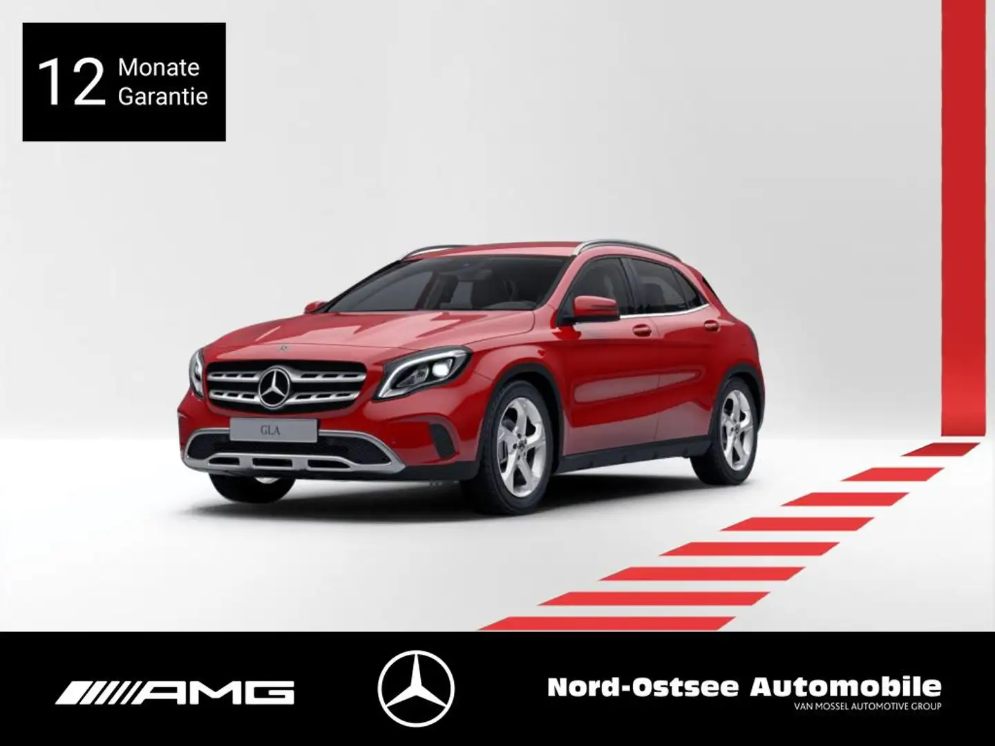 Mercedes-Benz GLA 180 URBAN KAMERA COMAND LED KEYLESS TEMPO Rouge - 1