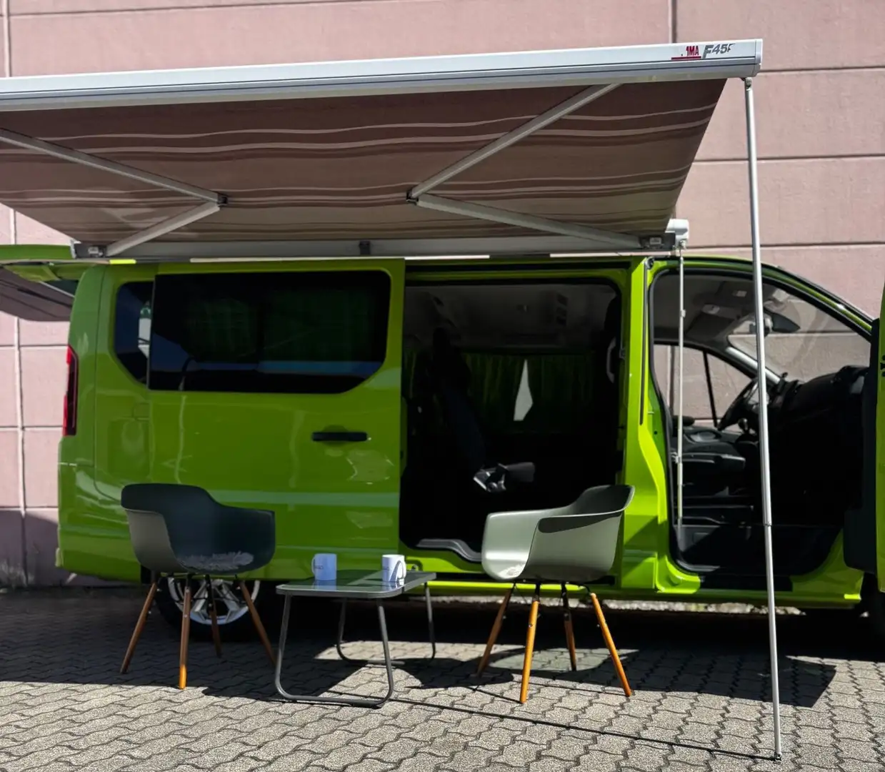 Opel Vivaro 2,9t*CAMPER*STANDHEIZ*VORZELT*NAV*AHK*TOP Grün - 2