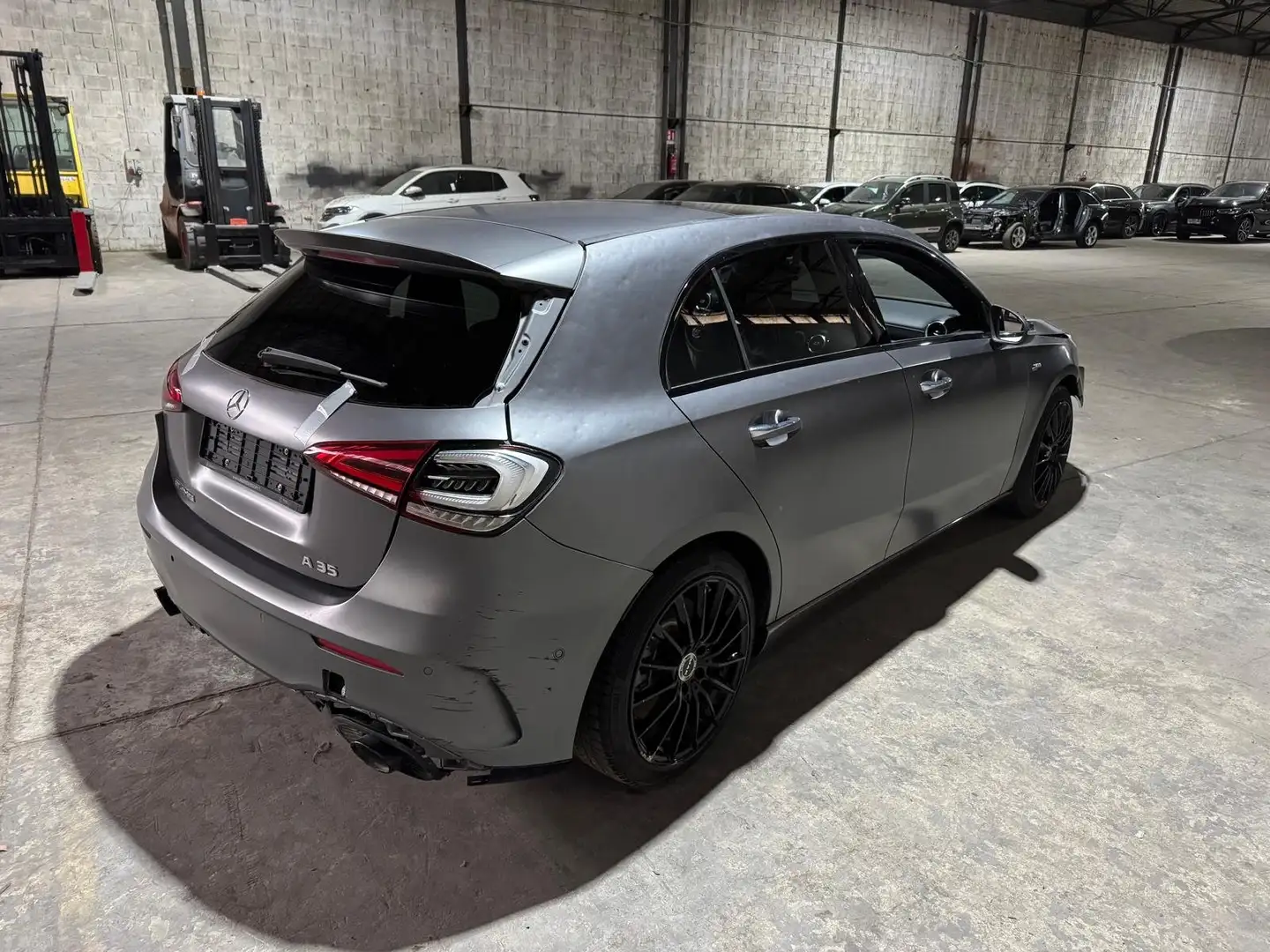 Mercedes-Benz A 35 AMG 4matic auto INCIDENTATA - TETTO APRIBILE Grigio - 1