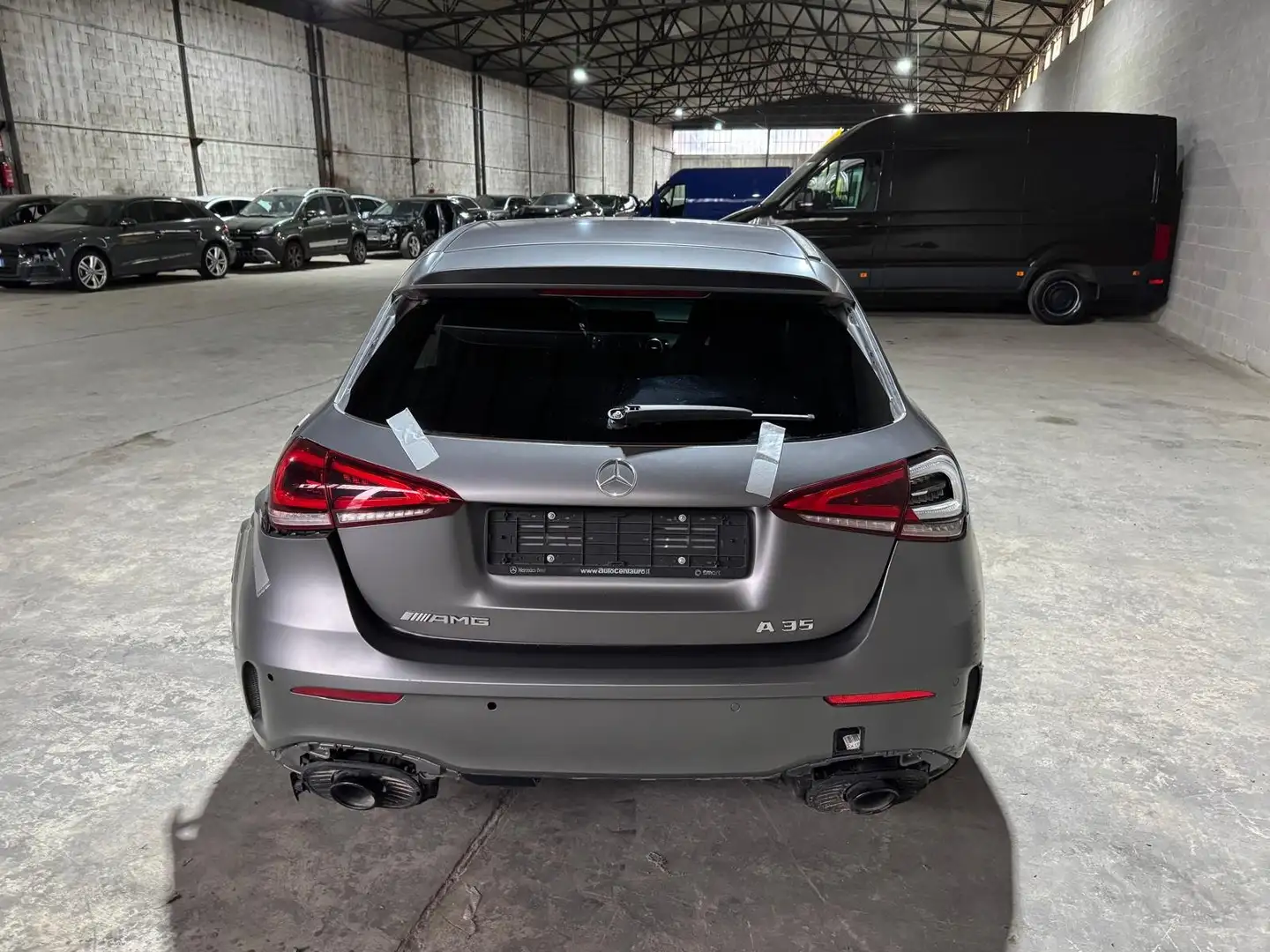 Mercedes-Benz A 35 AMG 4matic auto INCIDENTATA - TETTO APRIBILE Grigio - 2