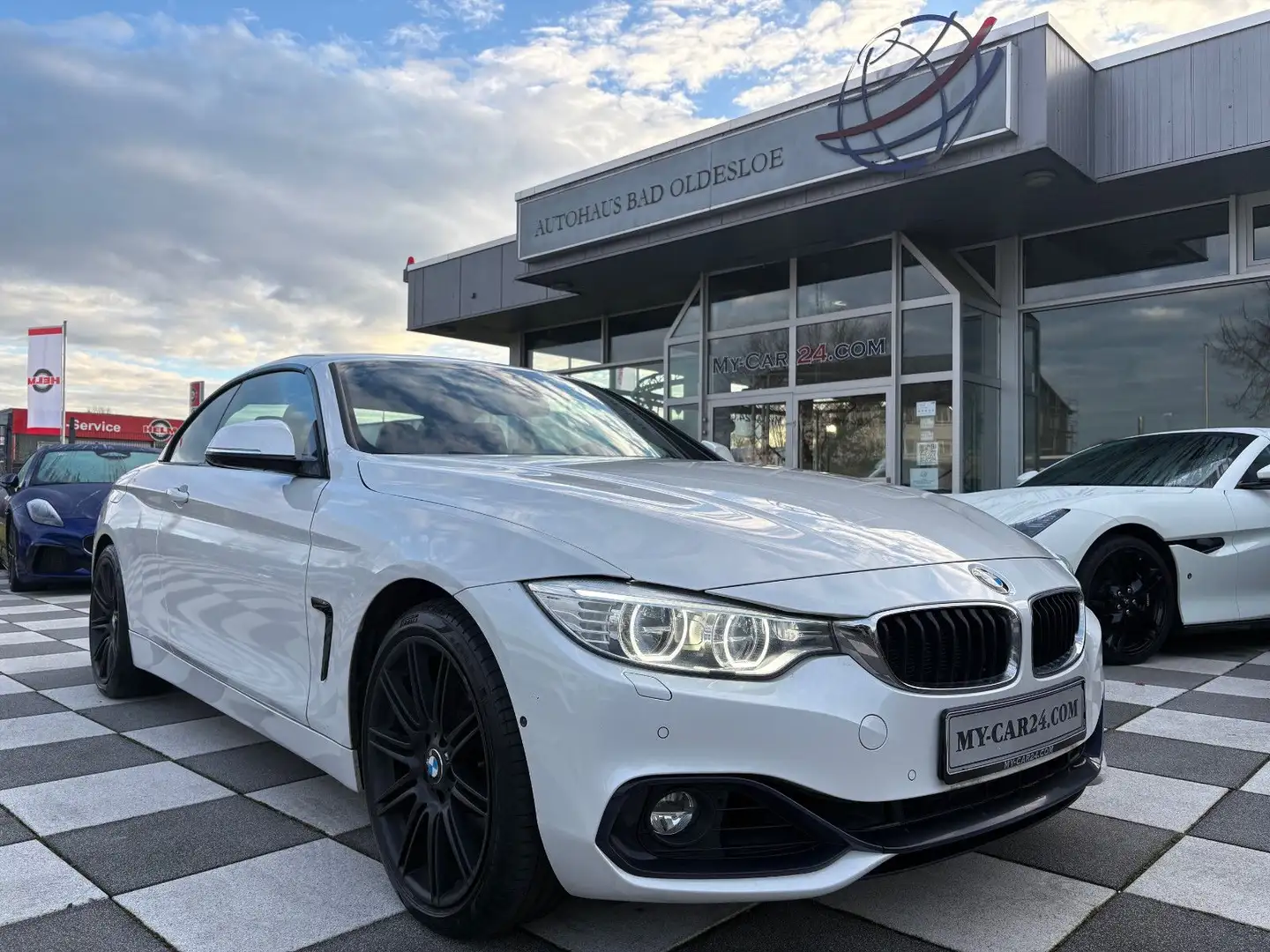 BMW 435 d xDrive M Sport-Line+Standhzg.+LED+Kam.+HUD Weiß - 1