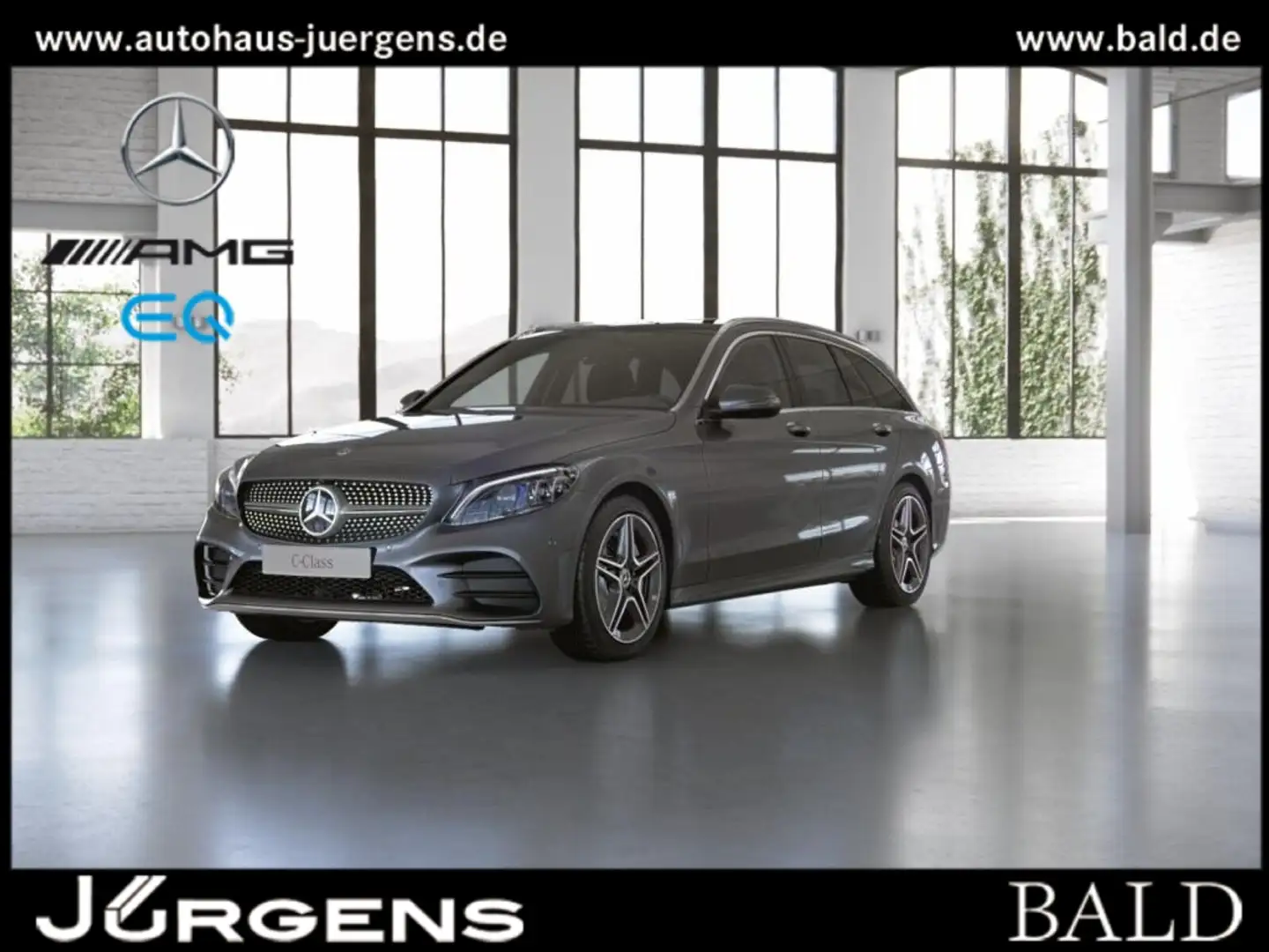 Mercedes-Benz C 300 d 4M T AMG-Sport/MLB/Pano/AHK/HUD/Distr/18 Grijs - 1
