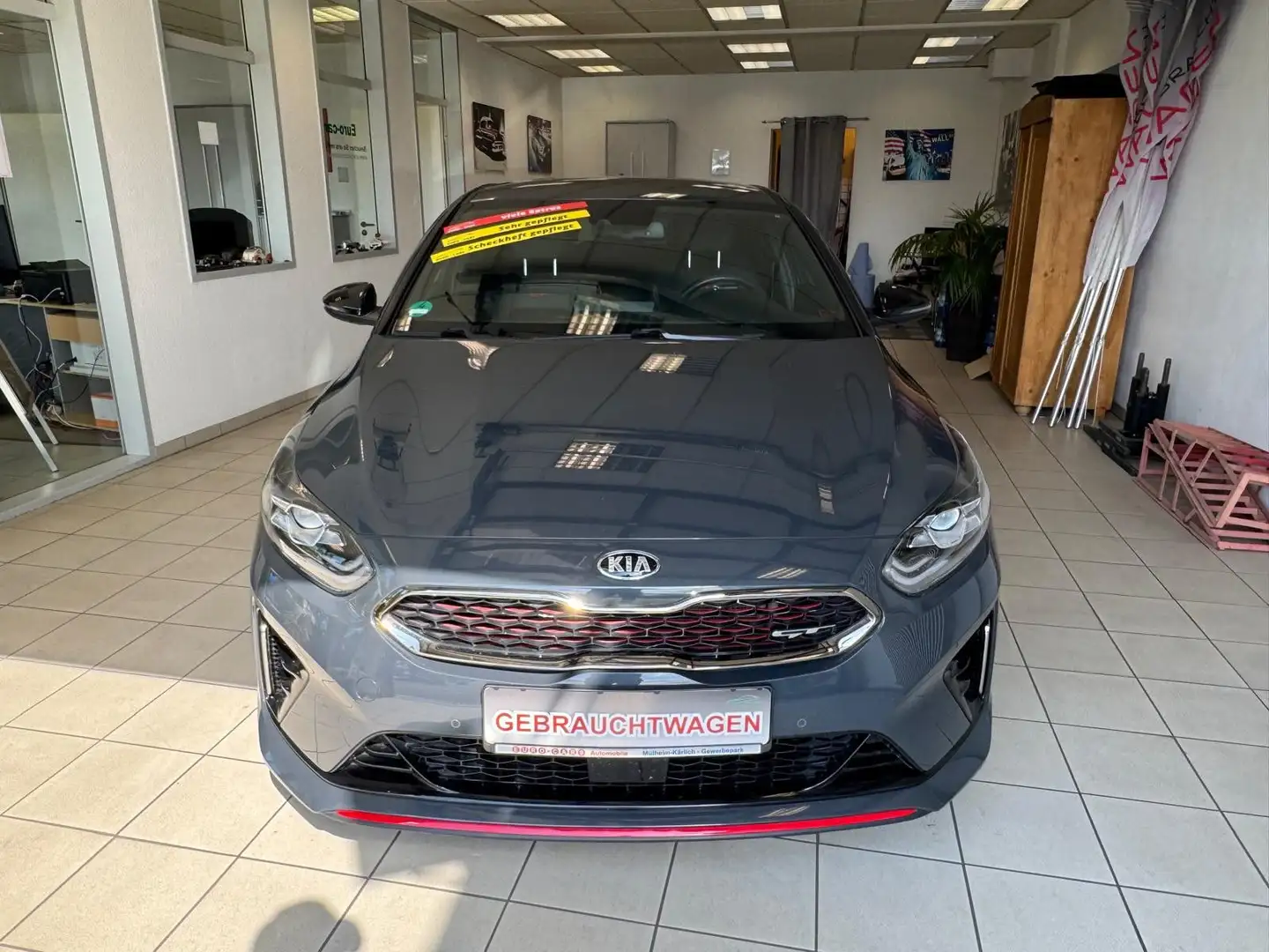Kia ProCeed / pro_cee'd ProCeed GT/1.HAND/SCHECKHEFT/NAVI/KLIMA Grau - 2