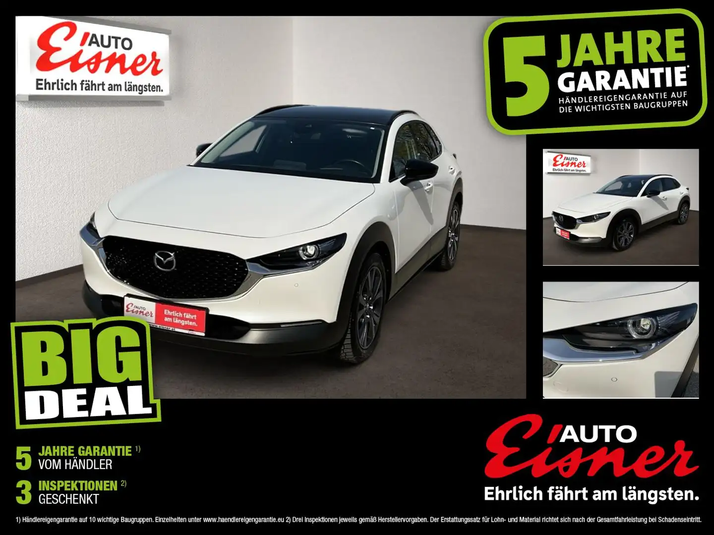 Mazda CX-30 X186 AT GT SO AHK! Remusauspuff Weiß - 1