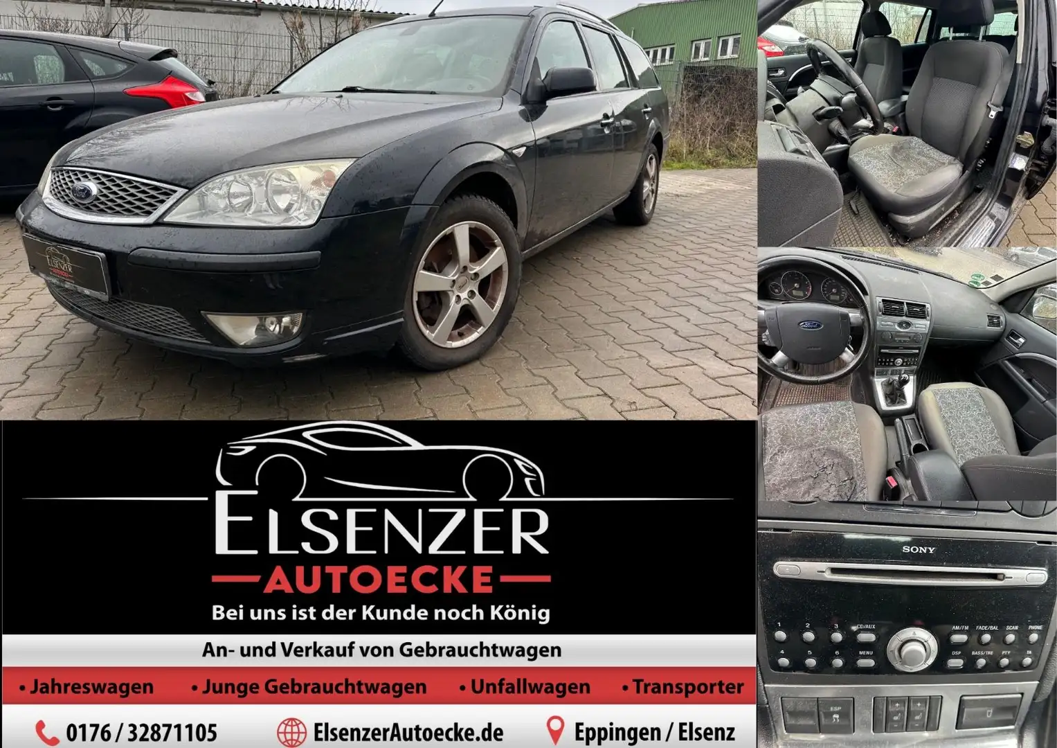 Ford Mondeo Turnier Titanium, Sitzheizung, AHK Чёрный - 1