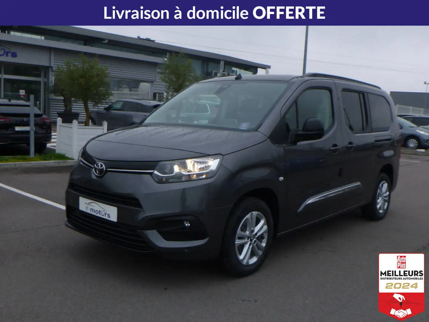 Toyota Proace City Proace City Verso Long Executive 110 VVT-i +7 Pl Gris - 1