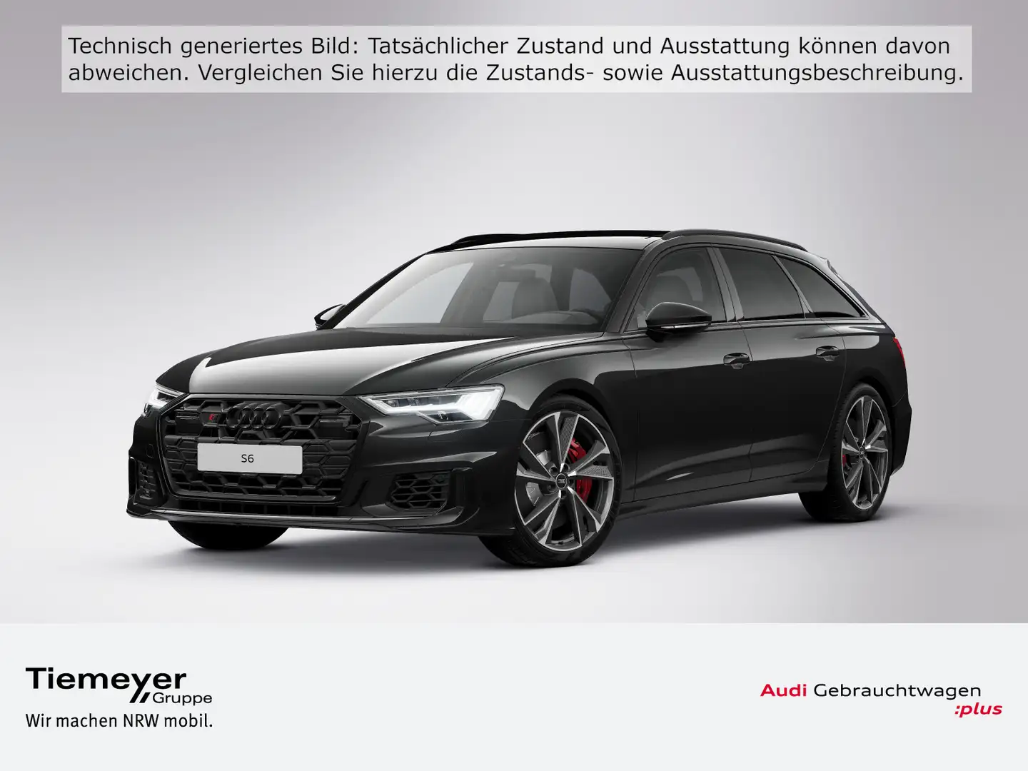 Audi S6 TDI Q PANO LM21 B&O S-SITZE Schwarz - 1