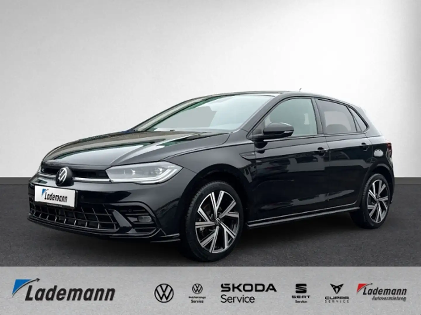 Volkswagen Polo 1.0 TSI DSG R-LINE LED+KAMERA+ACC+KLIMAAUTO Schwarz - 1