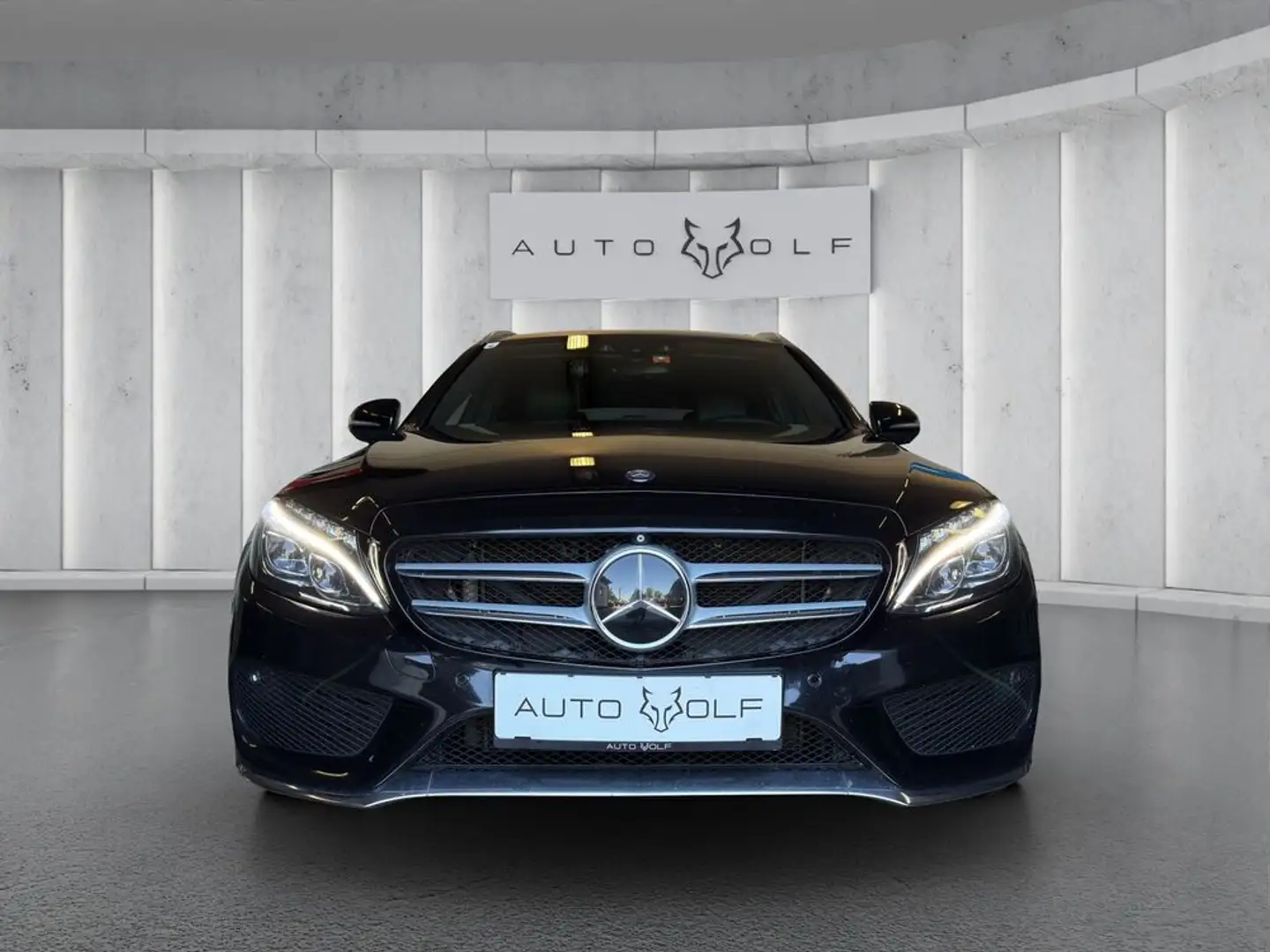 Mercedes-Benz C 220 d T*AMG*360*NAVI**TOTWINKEL*HEAD-UP*ACC*VOLL Noir - 2
