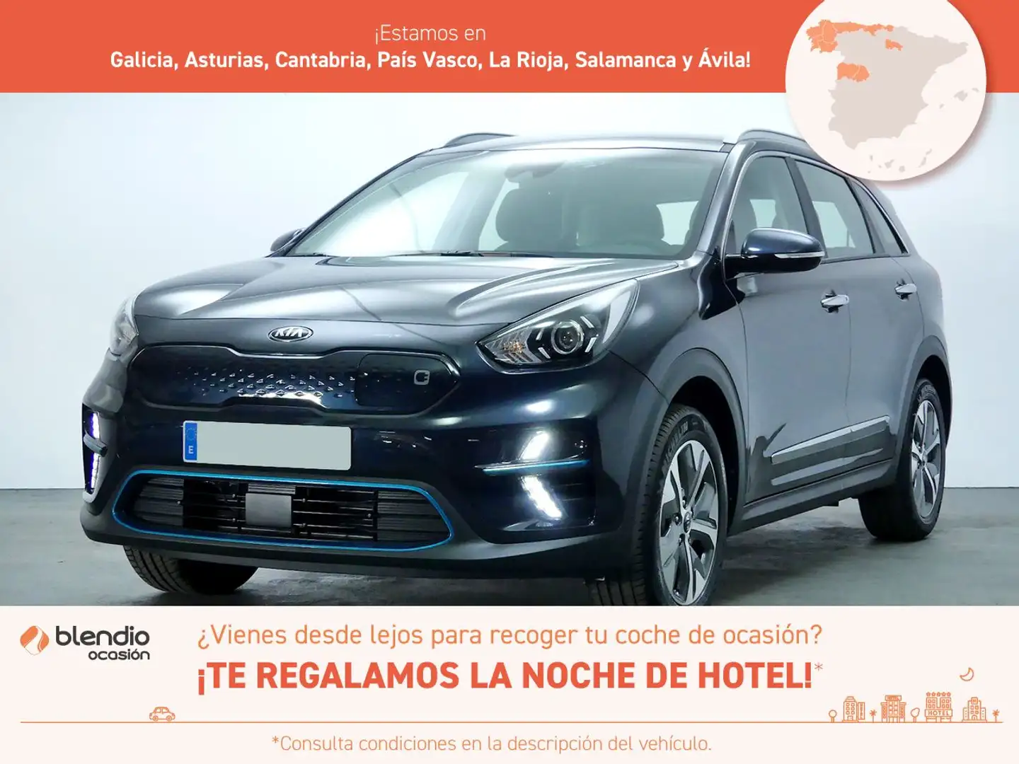 Kia e-Niro Emotion Long Range Albastru - 1