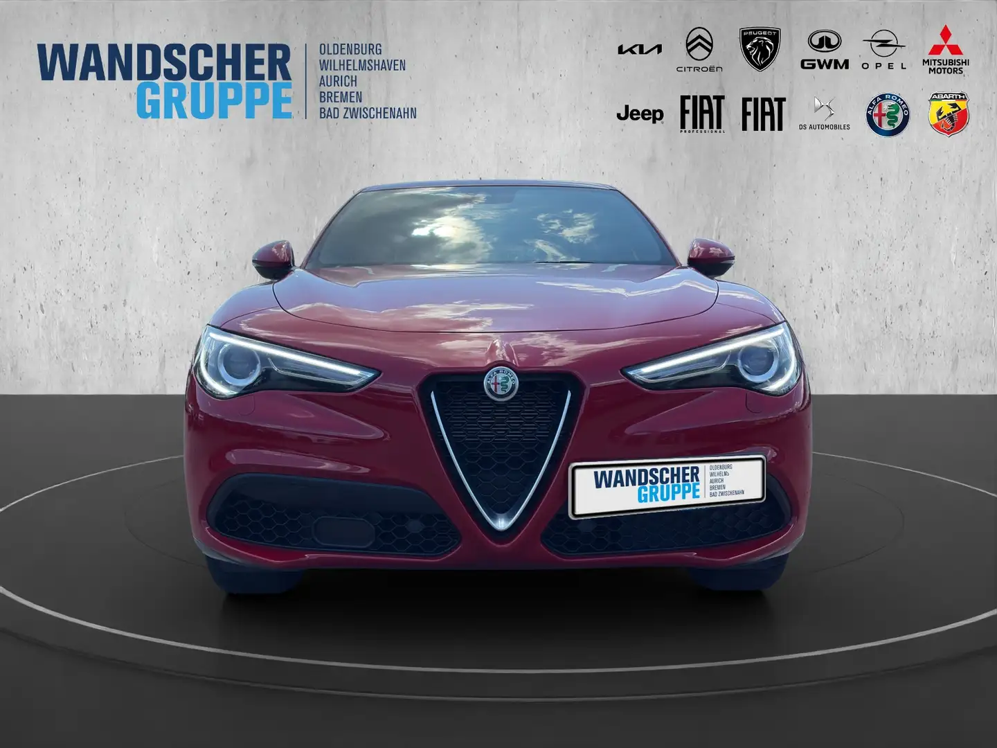 Alfa Romeo Stelvio 2.0 Turbo Ti Q4 *LENKRADHEIZUNG*KEYLESS* Rouge - 2