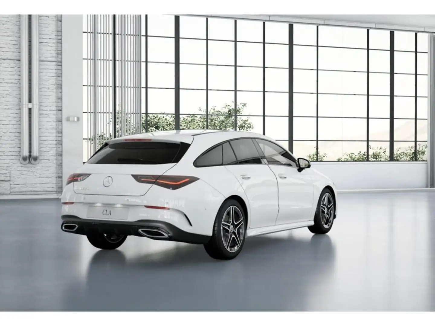 Mercedes-Benz CLA 200 SB AMG-Sport/MLB/360/Pano/Night/Distr/18 Weiß - 2