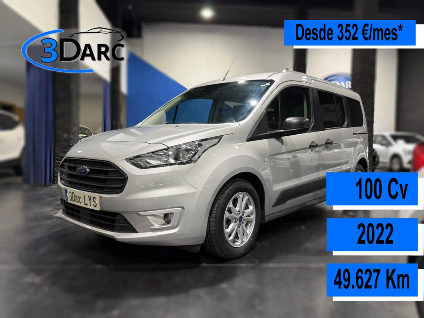Ford Transit Connect FT 230 Kombi S&S B. Larga L2 Trend 100 Grau - 1