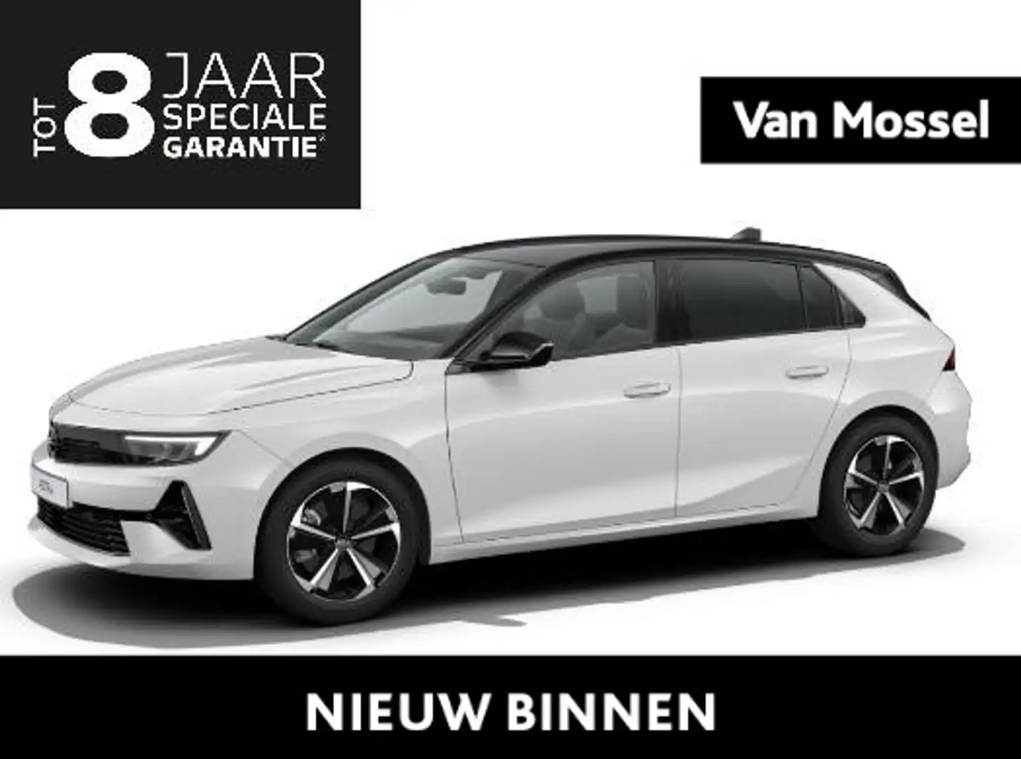 Opel Astra 1.2 Turbo GS || 130PK || 8 JAAR GARANTIE || €4.000 Wit - 1