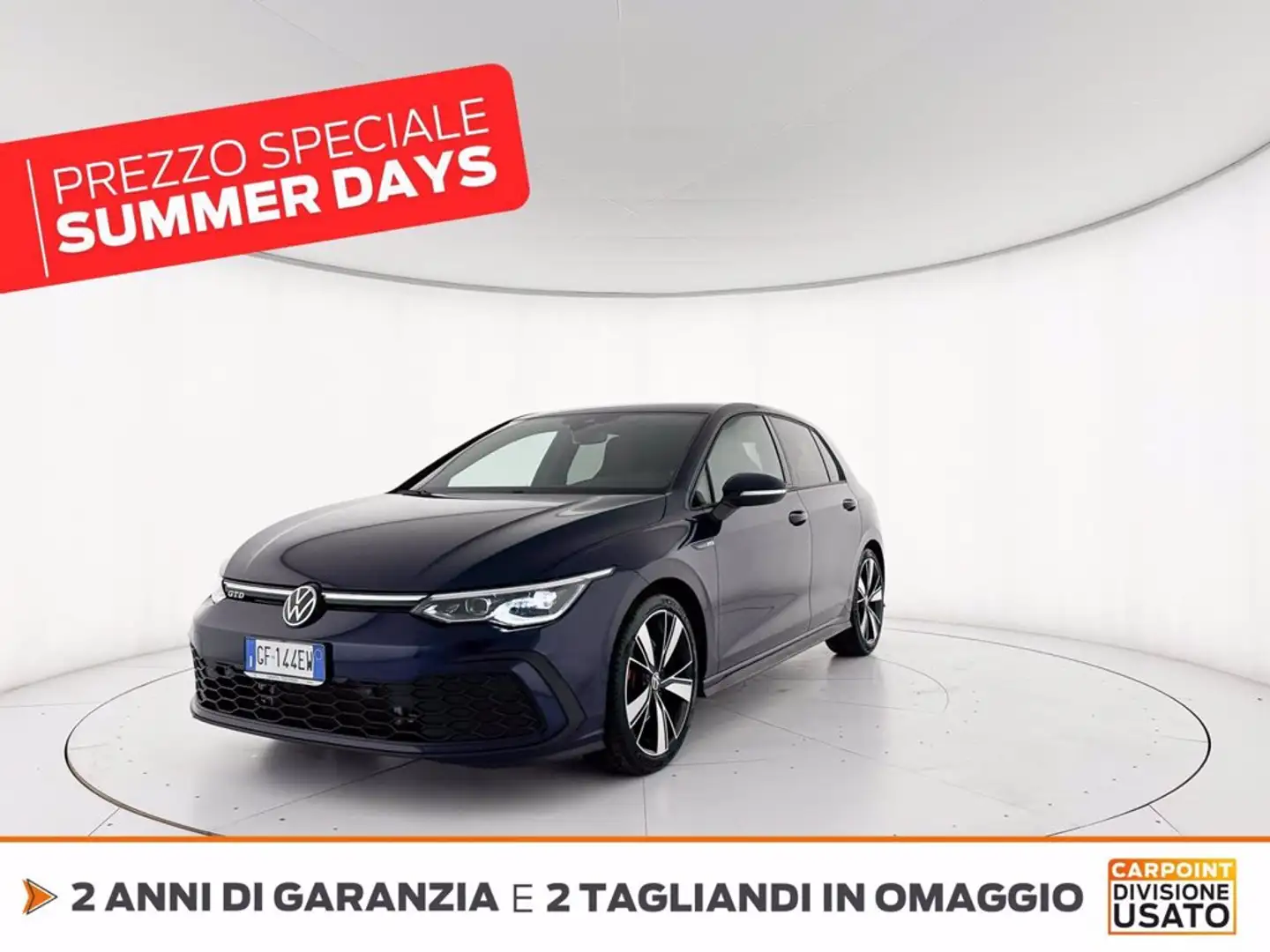 Volkswagen Golf 2.0 tdi gtd 200cv dsg Blu/Azzurro - 1