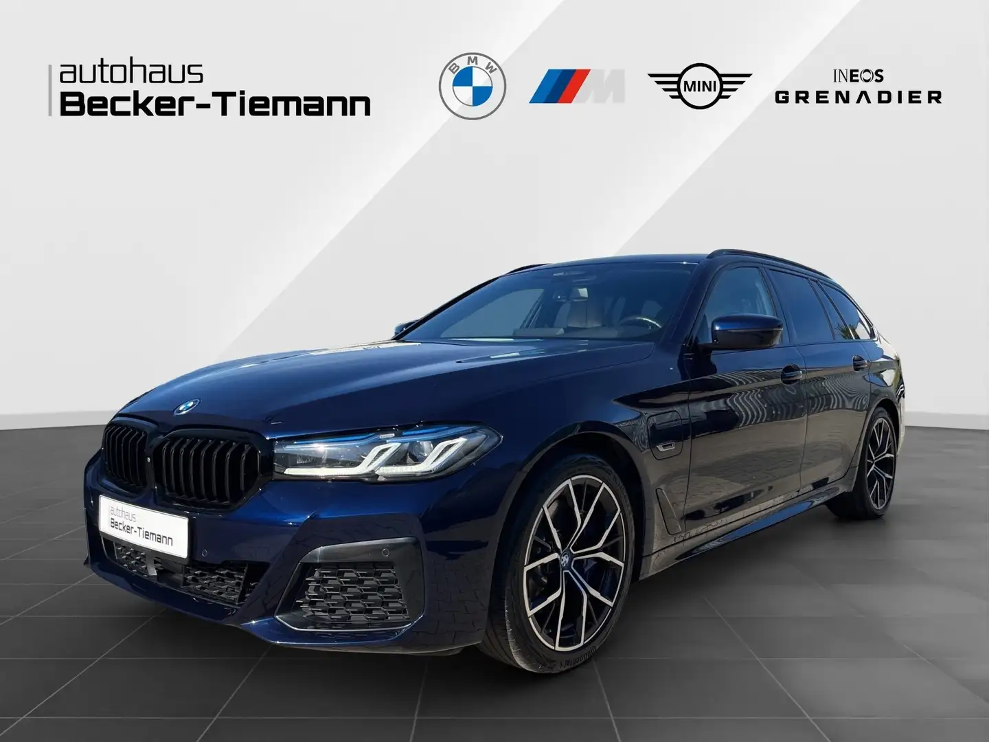 BMW 530 e xDrive Touring M-Sport AHK Laser HUD DrivAss Pro Bleu - 1