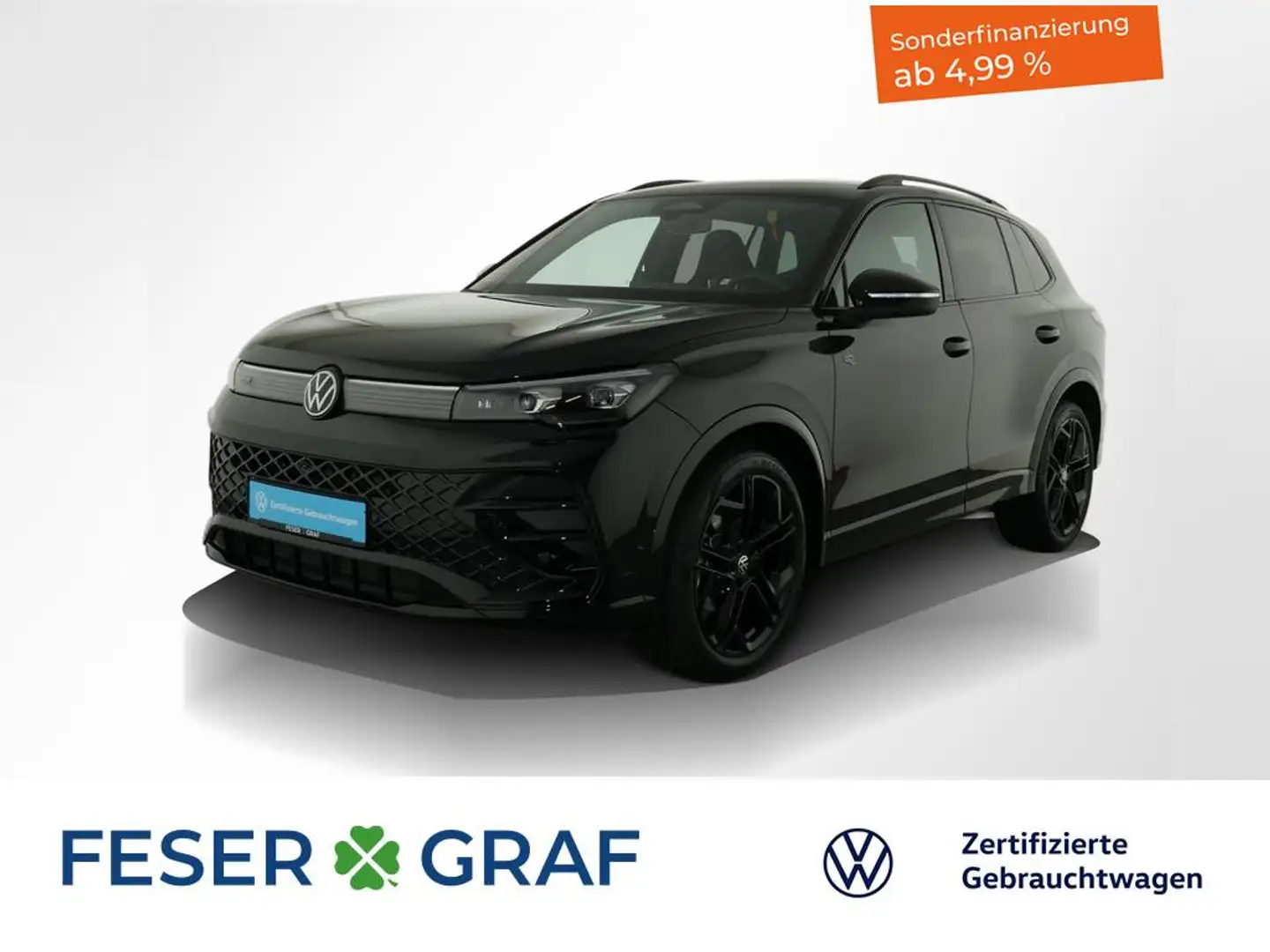 Volkswagen Tiguan 1.5TSI R-Line DSG Nav AreaView LED Matrix Schwarz - 1