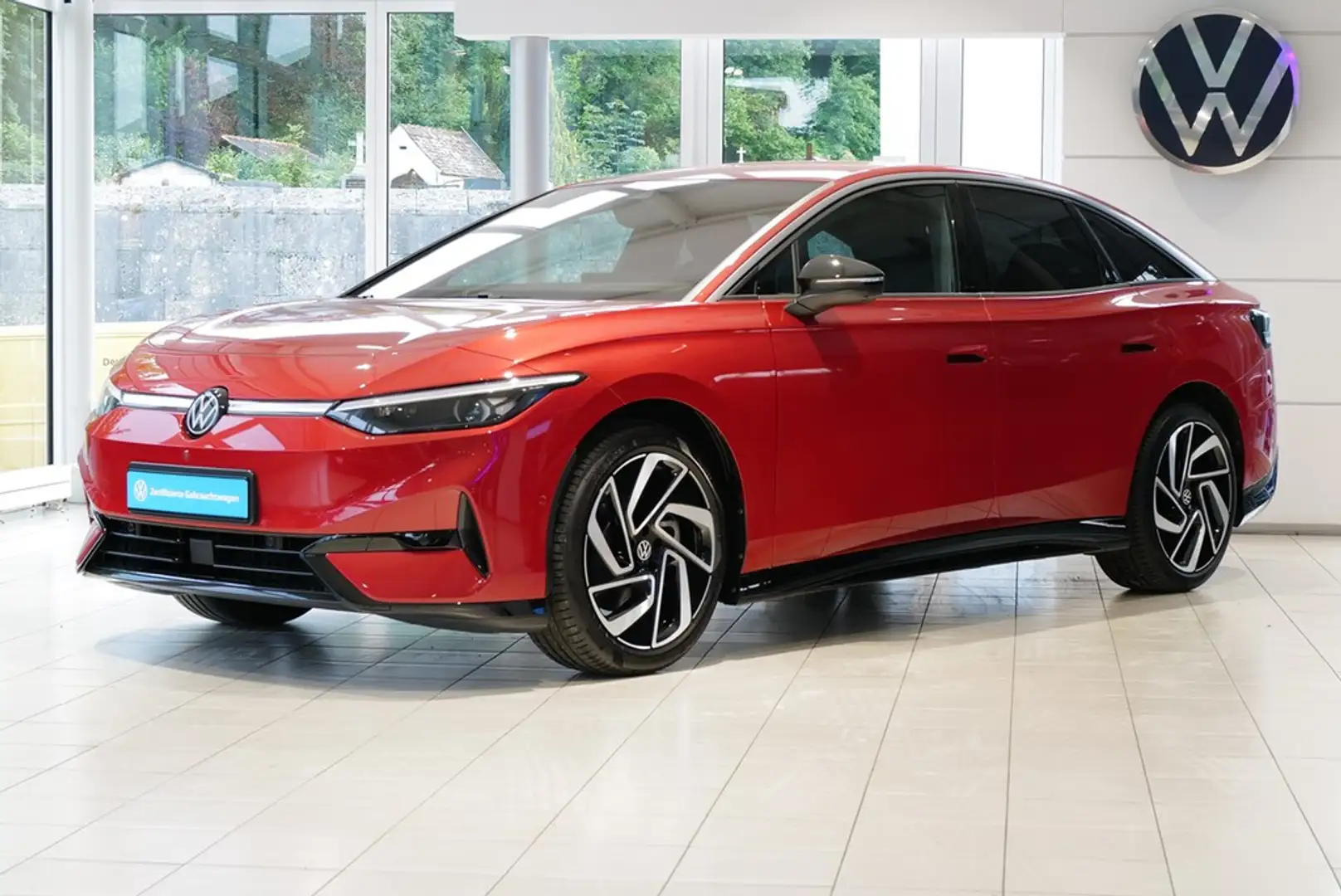 Volkswagen ID.7 Pro Wärmepumpe AHK 360° e.Sitze MatrixLed Rot - 2