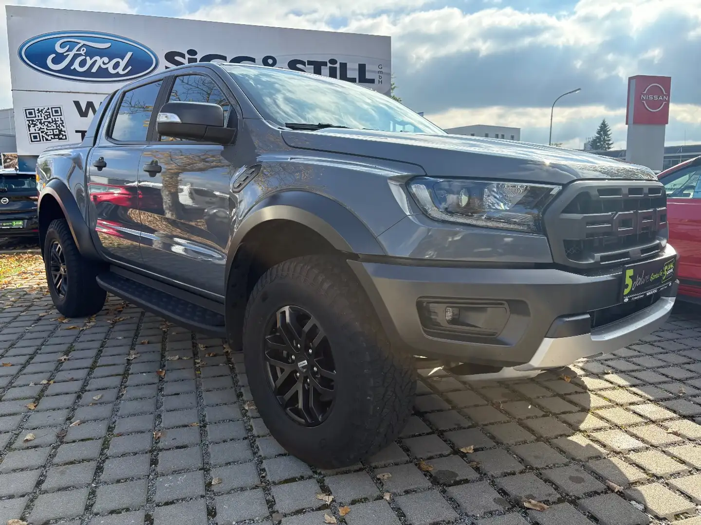 Ford Ranger Raptor 2.0 4x4 DOKA AHK*LED*NAV*SHZ*CAM*PDC Gris - 2