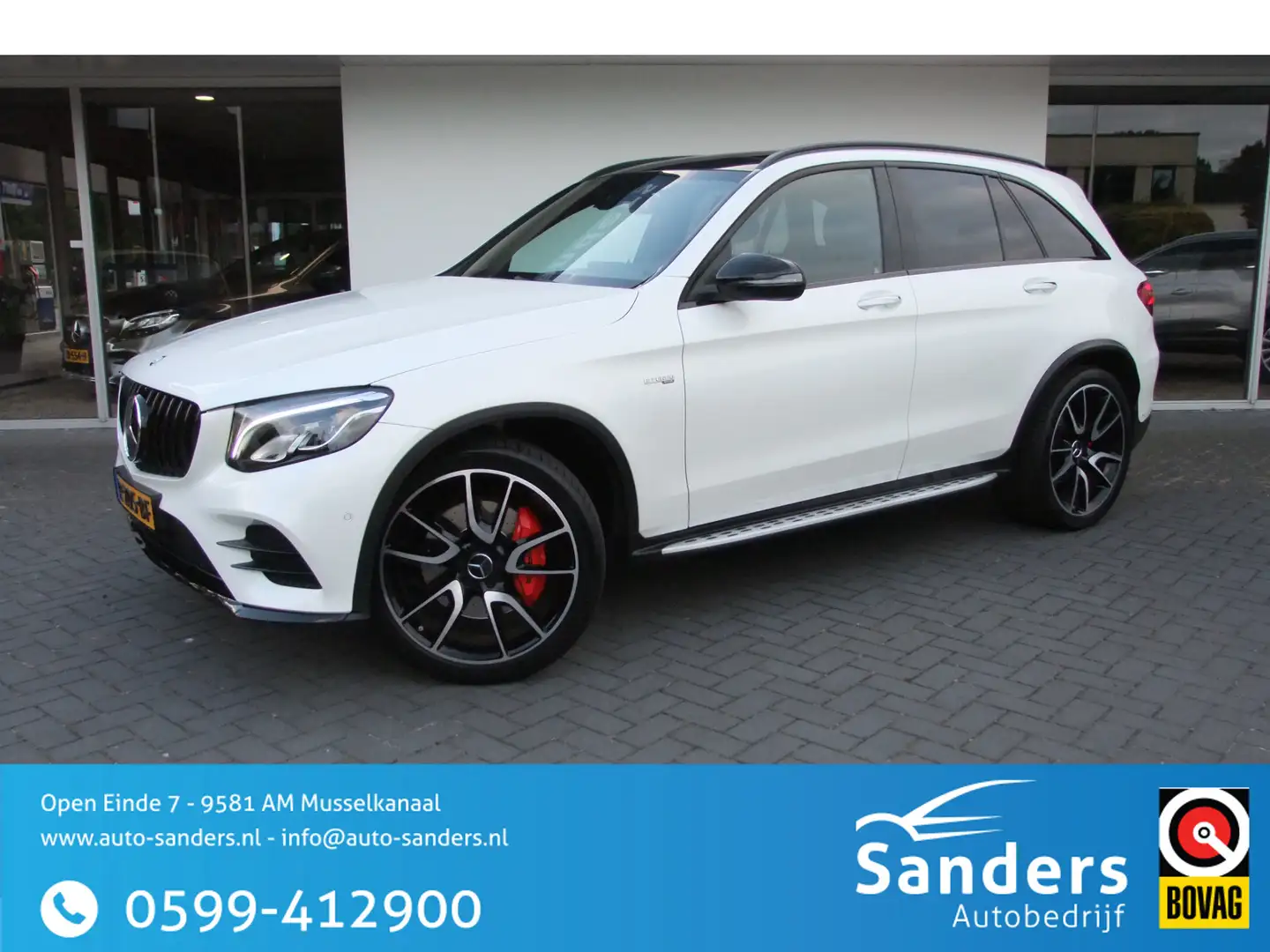 Mercedes-Benz GLC 43 AMG 4MATIC / Trekhaak af-fabriek/ Panorama/ 21 inch/ N Wit - 1