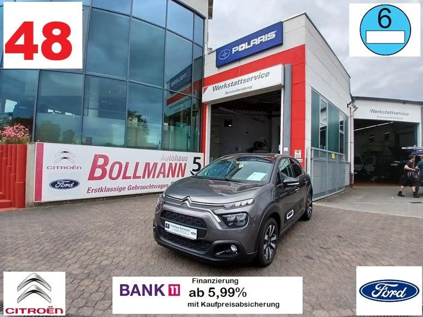 Citroen C3 Max AUTOMATIK,Navi,Garantie 09/2027,Kamera Grau - 1