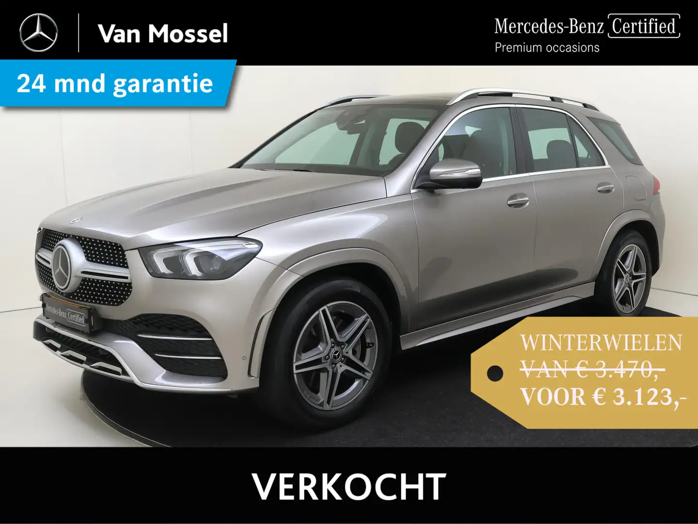 Mercedes-Benz GLE 350 e 4MATIC Premium Plus AMG /Panoramadak /360 Camera Gris - 1