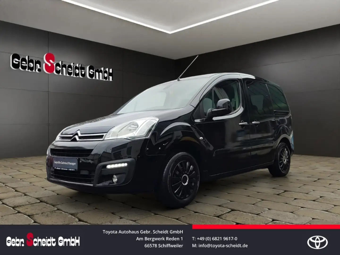Citroen Berlingo Kombi Selection Automatik 1.6 BlueHDi 100 FAP Park Schwarz - 1