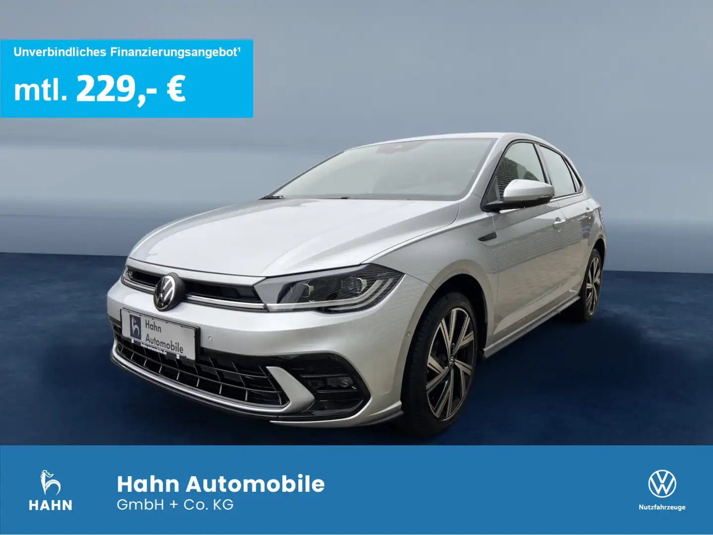 Volkswagen Polo R-Line 1,0 l TSI OPF 85 kW (116 PS) Silber - 1
