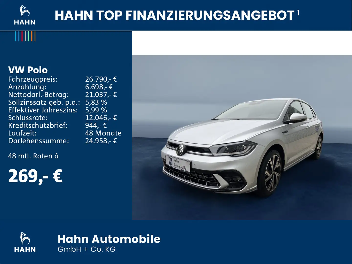 Volkswagen Polo R-Line 1,0 l TSI OPF 85 kW (116 PS) Plateado - 2