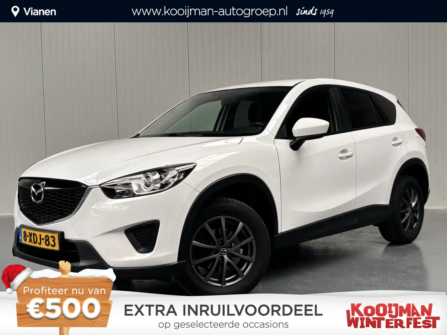 Mazda CX-5 2.0 S 2WD NL Auto, 1800KG trekgewicht, Nette auto Wit - 1