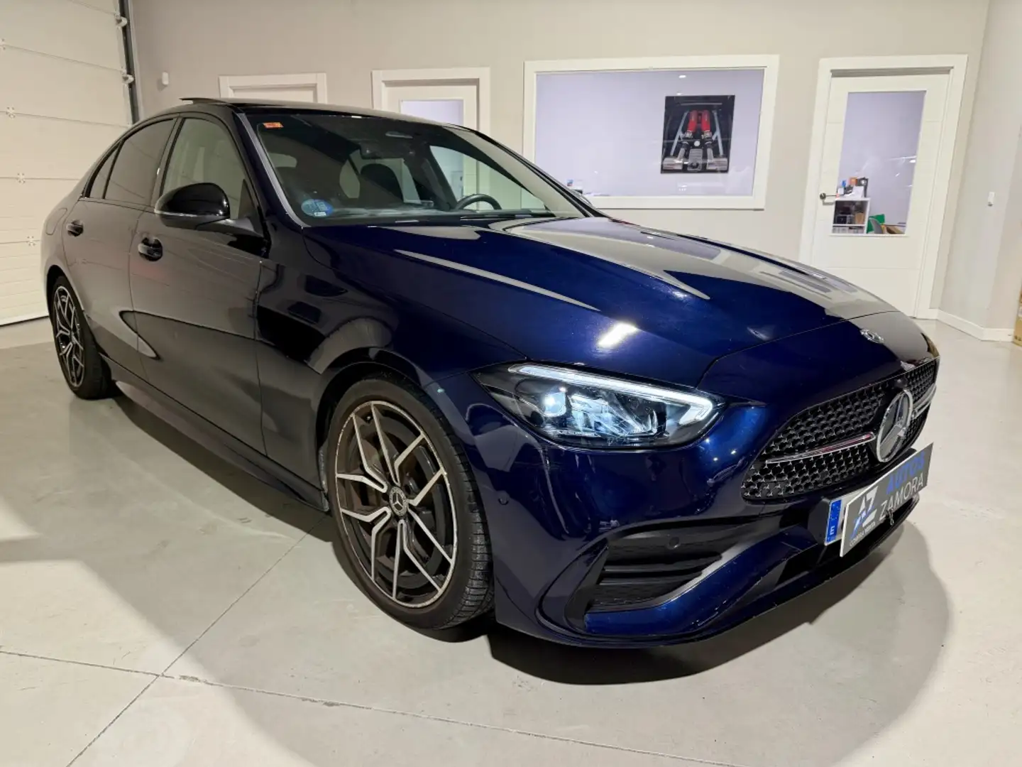 Mercedes-Benz C 220 220d 9G-Tronic Blauw - 1