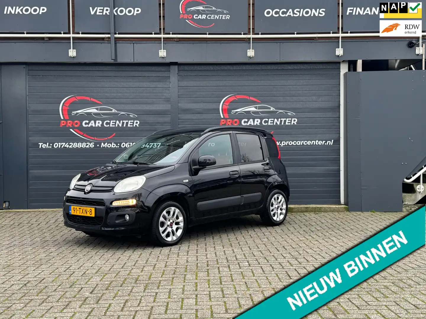 Fiat Panda 0.9 TwinAir Lounge CLIMATE|CRUISE|EL.RAMEN|NAP|LMV Noir - 1