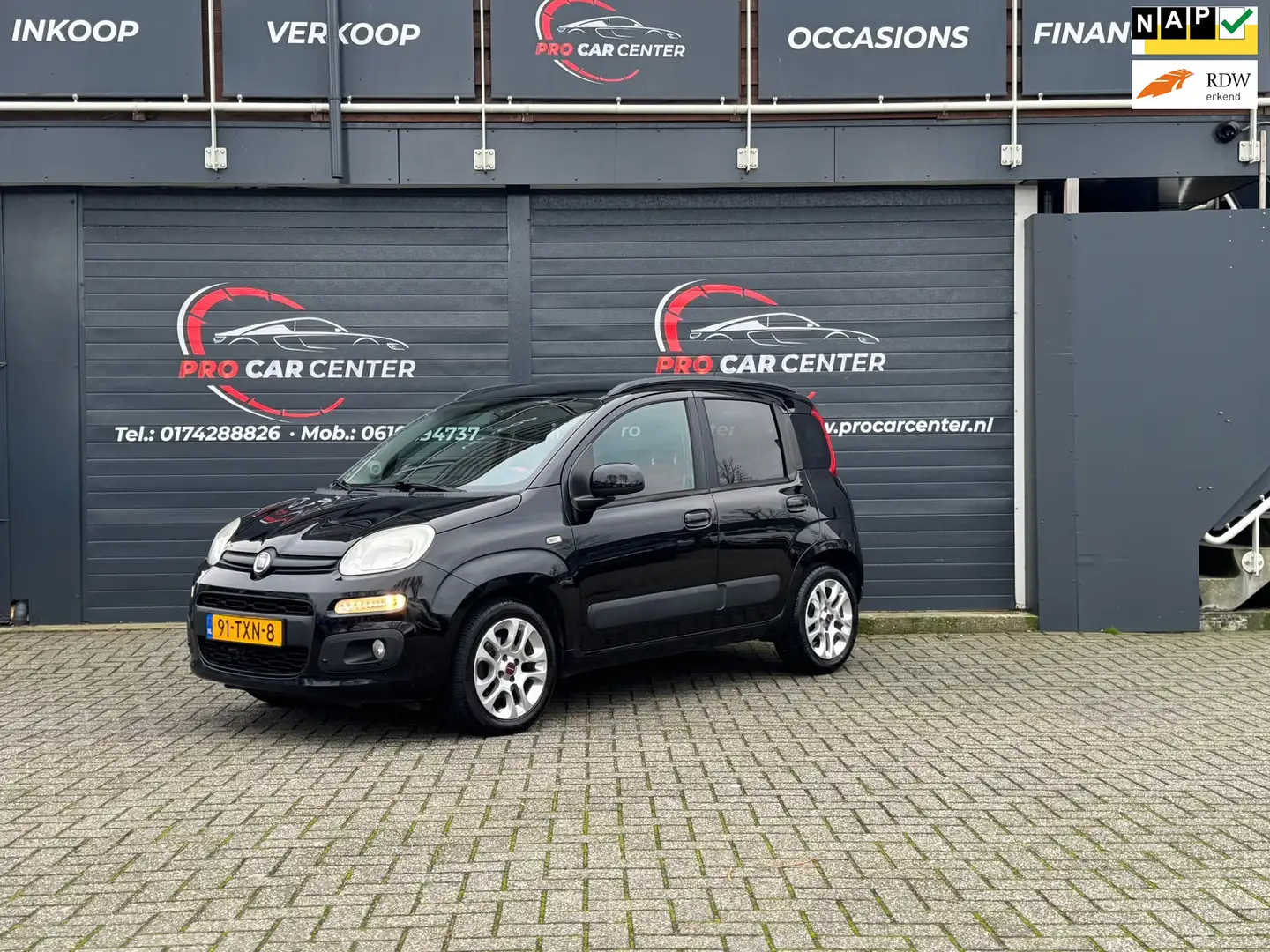 Fiat Panda 0.9 TwinAir Lounge CLIMATE|CRUISE|EL.RAMEN|NAP|LMV Schwarz - 1