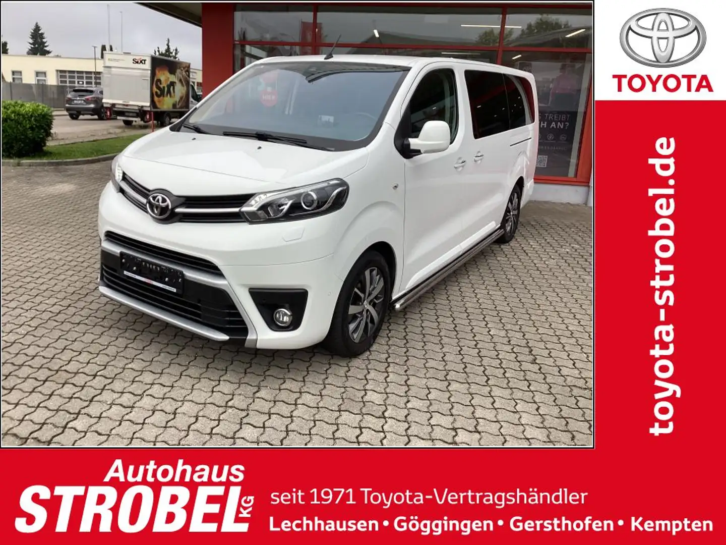 Toyota Proace 2,0-l-D-4D L2 (7-Si.) Autm. Verso Executive Weiß - 1