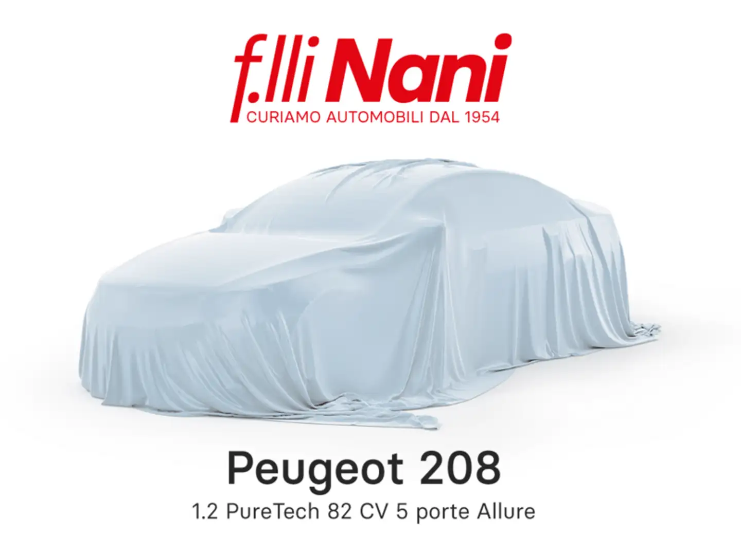 Peugeot 208 1.2 PureTech 82 CV 5 porte Allure Grijs - 1