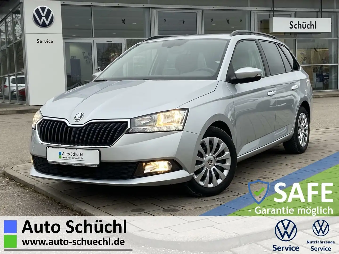 Skoda Fabia Combi 1.0 TSI LIGHT-ASSIST+NAVI+SMART-LINK Silber - 1