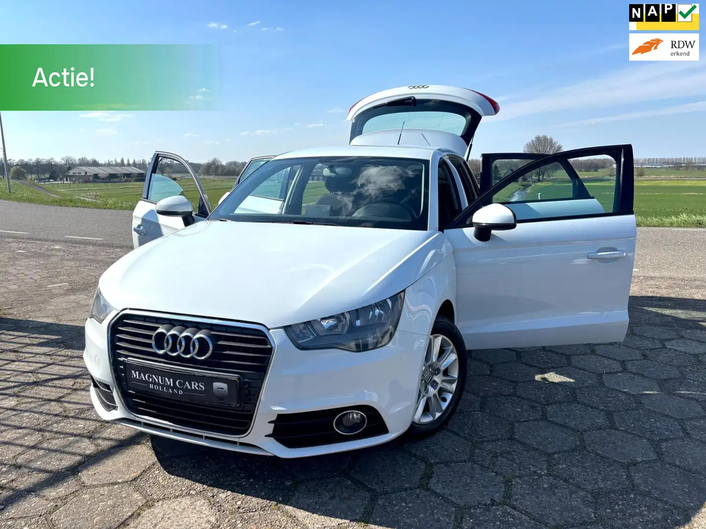 Audi A1 Sportback 1.2 TFSI 5D NAP Airco Nieuwe APK Navi sc Wit - 1