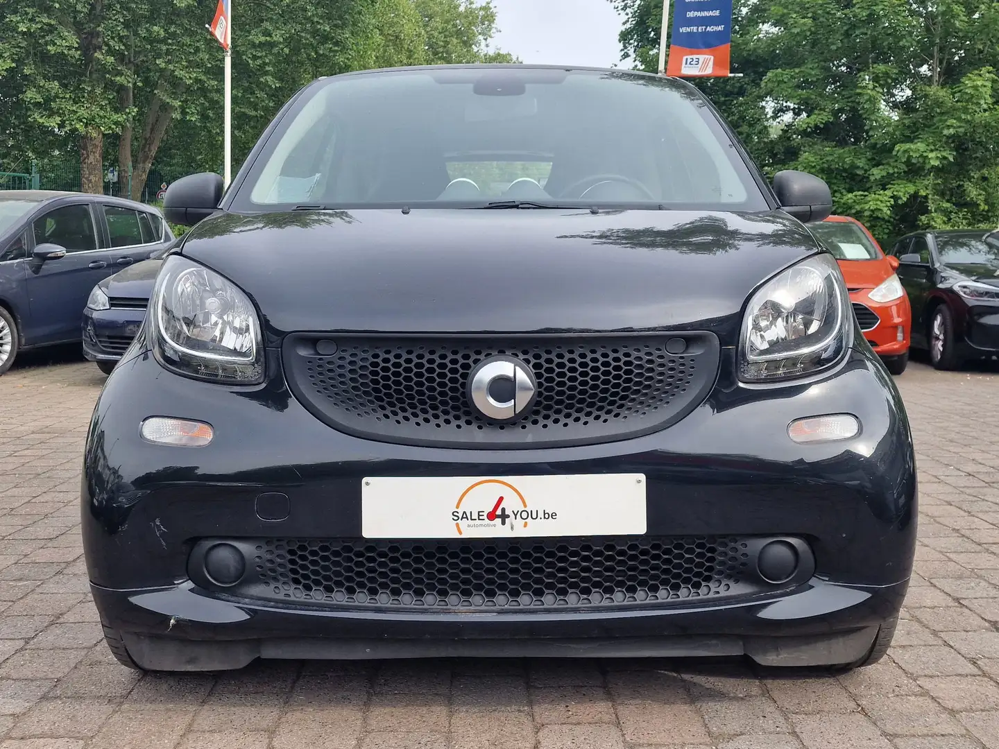 smart forTwo Coupe 1.0i Mhd Passion Softouch Noir - 1