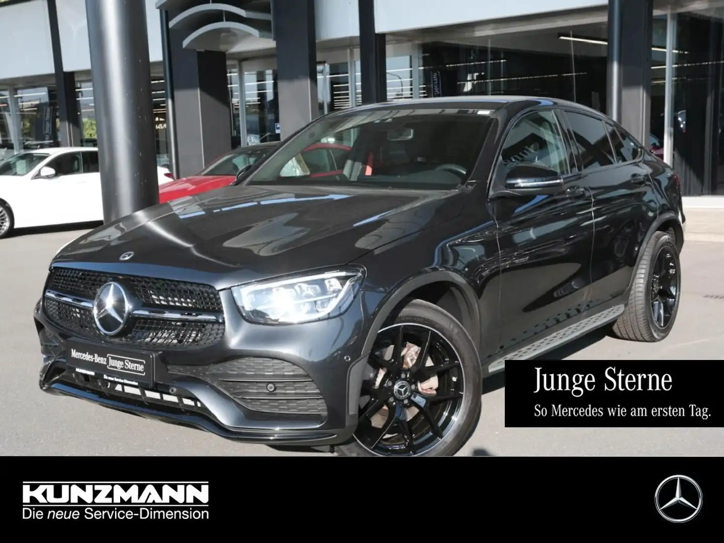 Mercedes-Benz GLC 300 4M Coupé AMG Night MBUX Navi EasyP Kamera Grau - 1