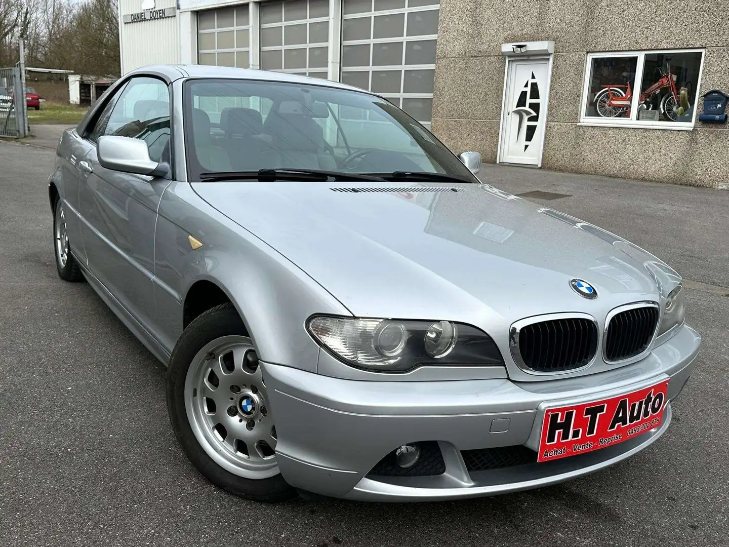 BMW 320 Cabriolet Cd/Etat neuf/Airco Nero - 2